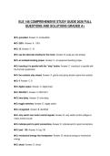 ELE 146 COMPREHENSIVE STUDY GUIDE 2026 FULL QUESTIONS AND SOLUTIONS GRADED A&plus;