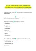 NSG-440 Exam 1 Study Guide Questions and Correct Answers &lpar;Verified Answers&rpar; 2026 Update
