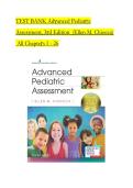 Full Test Bank for Advanced Pediatric Assessment &lpar;3rd Edition&rpar; by Ellen M&period; Chiocca Complete Coverage &lpar;Chapters 1-26&rpar; Verified Question & Answer Sets Developmental Milestones &sol; Neonatal Assessment &sol; Pediatric Physical Exam &sol; Chronic Illness Management Upda