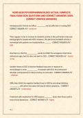NURS 6630 PSYCHOPHARMACOLOGY ACTUAL COMPLETE  FINAL EXAM 2026 QUESTIONS AND CORRECT ANSWERS &lpar;100&percnt;  CORRECT VERIFIED ANSWERS&rpar;
