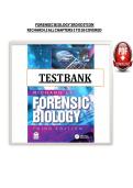 Test Bank for Forensic Biology&comma; 3rd Edition&comma; Richard Li &lpar;All Chapters 1-26&rpar; &vert; Complete Q&A