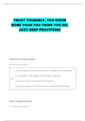 MNGT 3100 EXAM 2 WESSON QUESTIONS WITH CORRECT ANSWERS