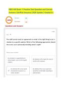 NSG 440 Exam 1 Practice Test Question and Correct Answers &lpar;Verified Answers&rpar; 2026 Update &vert; Graded A&plus;