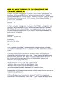 MBA 601 MAIN EXAMINATIO 2026 QUESTIONS AND ANSWERS GRADED