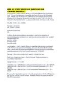 MBA 601 STUDY GUIDE 2026 QUESTIONS AND ANSWERS GRADED