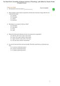 Test Bank for Hole's Essentials of Human Anatomy & Physiology&comma; 15th Edition by Charles Welsh &lpar;All Chapters 1-20&rpar;