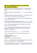 MBA 601 COMPREHENSIVE EXAM 2026 QUESTIONS AND ANSWERS GRADED