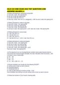 CSLB C20 CORE EXAM 2026 TEST QUESTIONS AND ANSWERS GRADED