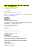 CSLB C20 COMPREHENSIVE EXAM 2026 QUESTIONS AND ANSWERS GRADED