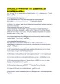 CWB LEVEL 2 STUDY GUIDE 2026 QUESTIONS AND ANSWERS GRADED 
