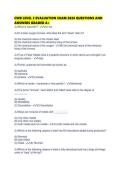 CWB LEVEL 2 EVALUATION EXAM 2026 QUESTIONS AND ANSWERS GRADED