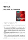 Financial Accounting&comma; IFRS 2nd Edition by Weygandt Test Bank &vert;All Chapters Verified&vert; Guide A&plus;