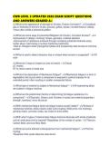 CWB LEVEL 2 UPDATED 2026 EXAM SCRIPT QUESTIONS AND ANSWERS GRADED