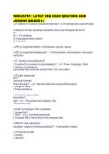 USMLE STEP 2 LATEST 2026 EXAM QUESTIONS AND ANSWERS GRADED 