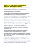 USMLE STEP 2 COMPREHENSIVE EXAM UPDATED QUESTIONS AND ANSWERS GRADED