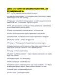 USMLE STEP 2 UPDATED 2026 EXAM QUESTIONS AND ANSWERS GRADED