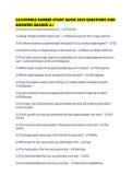 CALIFORNIA BARBER STUDY GUIDE 2026 QUESTIONS AND ANSWERS GRADED