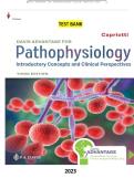 Title&colon; Test Bank for Davis Advantage for Pathophysiology&semi; Introductory Concepts and Clinical Perspectives 3rd Edition by Theresa Capriotti