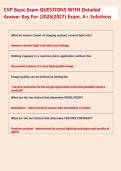 CVP Basic Exam QUESTIONS WITH Detailed  Answer Key For &lpar;2026&vert;2027&rpar; Exam&comma; A&plus; Solutions