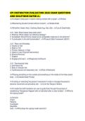 CPI INSTRUCTOR EVALUATION 2026 EXAM QUESTIONS AND SOLUTIONS RATED
