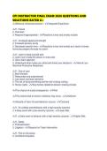CPI INSTRUCTOR FINAL EXAM 2026 QUESTIONS AND SOLUTIONS RATED