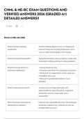 CNML & NE-BC EXAM QUESTIONS AND VERIFIED ANSWERS 2026 &lpar;GRADED A&plus;&rpar; DETAILED ANSWERS&excl;&excl;