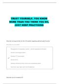 NURSING CARE OF CVA PATIENT QUESTIONS WITH CORRECT ANSWERS