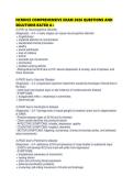 NCMHCE COMPREHENSIVE EXAM 2026 QUESTIONS AND SOLUTIONS RATED