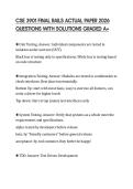 CSE 3901 FINAL RAILS ACTUAL PAPER 2026 QUESTIONS WITH SOLUTIONS GRADED A&plus;