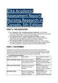 2026&sol;2027 Elite Test Bank&colon; Nursing Research in Canada&comma; 5th Edition - Complete Exam Prep&comma; Q&A & Rationales