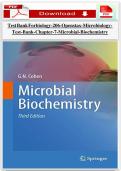 Test Bank for Biology 206 OpenStax Microbiology Chapter 7&colon; Microbial Biochemistry &ndash; Complete Questions & Answers Guide