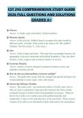 CST 245 COMPREHENSIVE STUDY GUIDE 2026 FULL QUESTIONS AND SOLUTIONS GRADED A&plus;