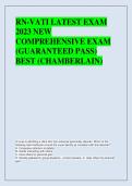 RN-VATI LATEST EXAM  2023 NEW  COMPREHENSIVE EXAM  &lpar;GUARANTEED PASS&rpar;  BEST &lpar;CHAMBERLAIN&rpar;