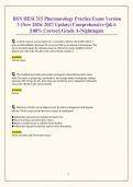  BSN HESI 315 Pharmacology Practice Exam Version 3 &lpar;New 2026&sol; 2027 Update&rpar; Comprehensive Q&A &vert;100&percnt; Correct&vert; Grade A-Nightingale
