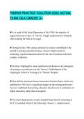 PNUR101 PRACTICE SOLUTION 2026 ACTUAL EXAM Q&A GRADED A&plus;