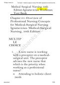 Medical Surgical Nursing Concepts for Interprofessional Collaborative Care 10th Edition Study Notes with Clinical Concepts and Exam Guide