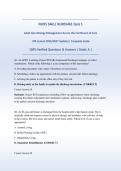 NURS5461 &sol; NURS 5461 Quiz 1&colon; Adult Gerontology Management Across Continuum of Care 2026&sol;2027 &vert; UTA &vert; Complete Guide &vert; Verified Q&A &vert; Grade A &vert; Pass Guaranteed - A&plus; Graded