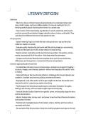 Master Guide to Literary Criticism & Theory&colon; Comprehensive 15-Page Study Notes &lpar;DU English Honors&rpar;