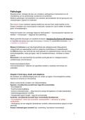 Samenvatting -  Pathologie