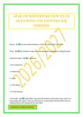 AFAB 130 MIDTERM REVIEW EXAM QUESTIONS AND ANSWERS 2026 VERIFIED&period;