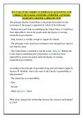 BYUI GECIV100 AMERICAN HERITAGE QUESTIONS AND  CORRECT DETAILED ANSWERS &lpar;VERIFIED ANSWERS&rpar;  &vert;ALREADY GRADED A&plus;&vert;&vert;BRAND NEW