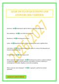 AFAB 130 EXAM QUESTIONS AND ANSWERS 2026 VERIFIED&period;