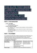 Test Bank for Current Diagnosis & Treatment Pediatrics&comma; 27th Edition &lpar;2026&sol;2027&rpar; &vert; 88 Elite Practice Questions &plus; Critical Axioms Cheat Sheet