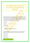 ASE A6 PRACTICE TEST EXAM QUESTIONS AND ANSWERS 2026 VERIFIED&period;