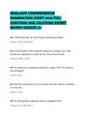 ERAILSAFE COMPREHENSIVE EXAMINATION SCRIPT 2026 FULL QUESTIONS AND SOLUTIONS EXPERT REVIEW GRADED A&plus;