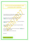 AUTO 131 EXAM QUESTIONS AND ANSWERS 2026 VERIFIED&period;