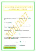 AUT 125 FINAL EXAM QUESTIONS AND ANSWERS 2026 VERIFIED&period;