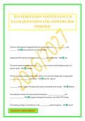 AVO SUBSTATION MAINTENANCE II EXAM QUESTIONS AND ANSWERS 2026 VERIFIED&period;