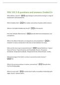 Chapt 5 - ENV 101 questions and answers Graded A&plus;