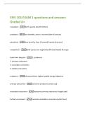 ENV 101 EXAM 1 questions and answers  Graded A&plus; 
